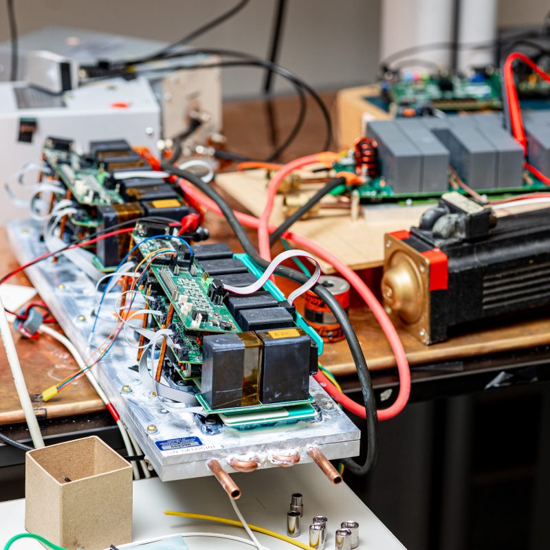 electric vehicle motor components built by Kevin Bai