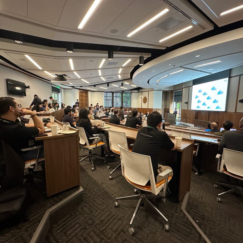 people at the CURENT annual conference in a conference room