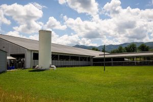 UTIA dairy farm exterior building