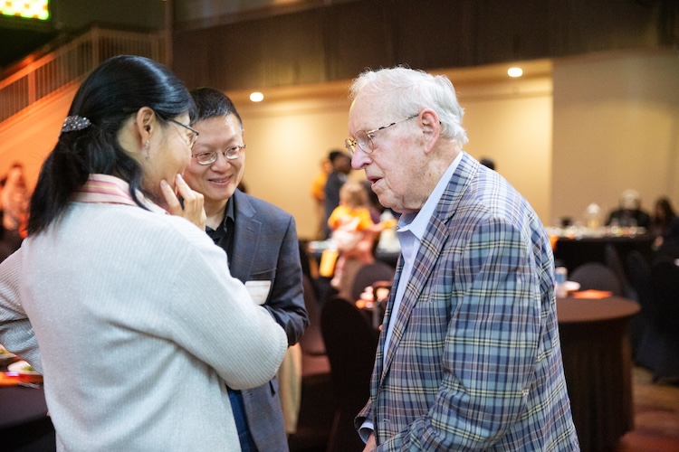 People speaking at the 2025 Gonzalez Awards Ceremony
